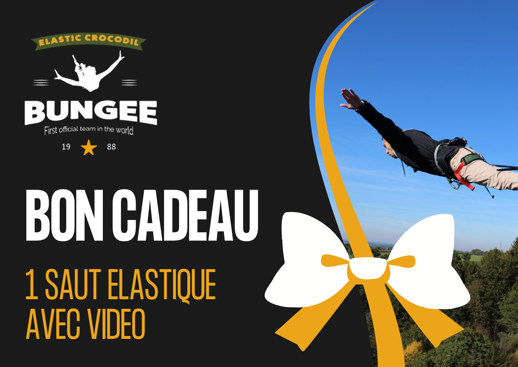 bon cadeau saut a lelastique ardeche lyon vendee pyrenees