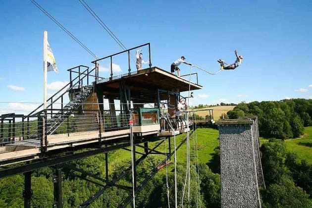 saut a lelastique bretagne les meilleurs spots Viaduc de la Souleuvre